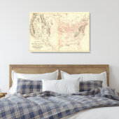 Toile Plan ferroviaire États-Unis (Insitu(Chambre))