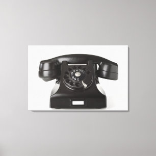 Toile Plan rapproché d'un téléphone rotatoire