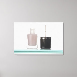 Toile Plan rapproché d'une bouteille de vernis à ongle