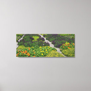 Toile Planche à fleurs
