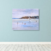 Toile Planche à voile et baigneurs (Insitu (Plancher de Bois))