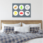 Toile Planche de crabe de poisson - Sepia (Insitu(Chambre))