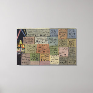 Toile Plancher de la renommée, le théâtre chinois de