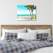 Toile Planches de surf sur la plage coussin (Insitu(Chambre))