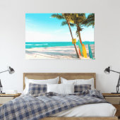Toile Planches de surf sur la plage coussin (Insitu(Chambre))