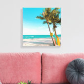 Toile Planches de surf sur la plage coussin (Insitu(Salon))