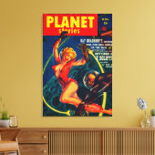 Toile Planet Stories Magazine Couverture 2 (Insitu(Salon))