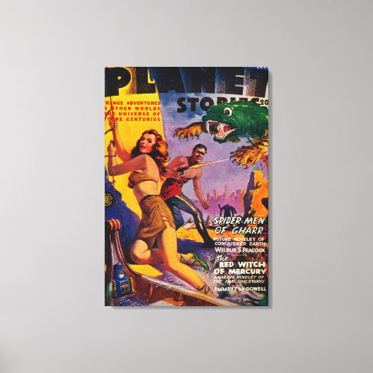 Toile Planet Stories Magazine Couverture 4 (Recto)