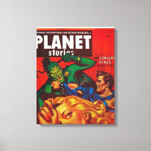 Toile Planet Stories Magazine Couverture 8 (Recto)