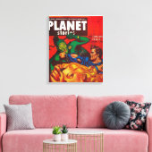 Toile Planet Stories Magazine Couverture 8 (Insitu(Salon))
