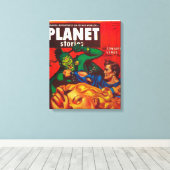 Toile Planet Stories Magazine Couverture 8 (Insitu (Plancher de Bois))