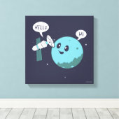 Toile Planète (Insitu (Plancher de Bois))