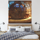 Toile Planète de pointe à vapeur colorée (Insitu(Chambre))
