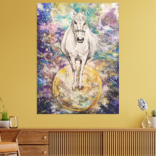 Toile Planète du Mere blanc (Insitu(Salon))