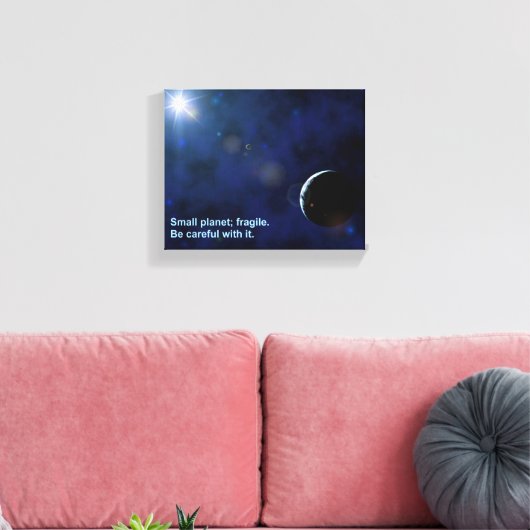 Toile Planète fragile (Insitu(Salon))