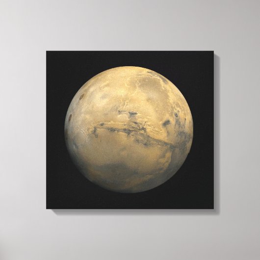 Toile Planète Mars dans le système solaire NASA (Recto)