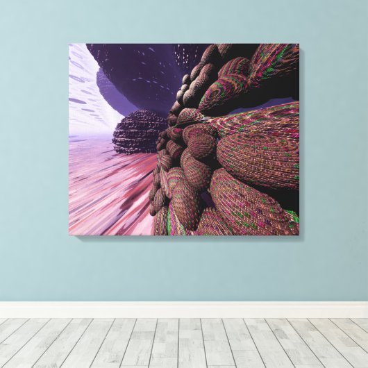 Toile Planète Mars. Murs de bâtiments. (Insitu (Plancher de Bois))