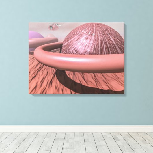 Toile Planète Mars. Patrouille. (Insitu (Plancher de Bois))