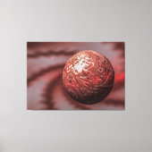 Toile Planète Mars. Vue extérieure. (Recto)