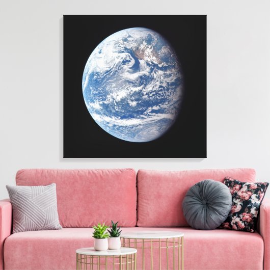 Toile Planète Terre Prise Par L'Équipage Apollo 11. (Insitu(Salon))
