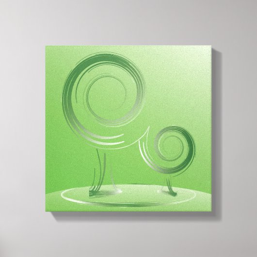 Toile planète verte (Recto)