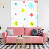 Toile Planètes colorées de l'ère atomique (Insitu(Salon))