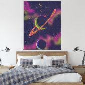 Toile Planètes et étoiles (Insitu(Chambre))