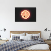 Toile Planètes Transitant Red Nwarf Star Dans Trappist-1 (Insitu(Chambre))