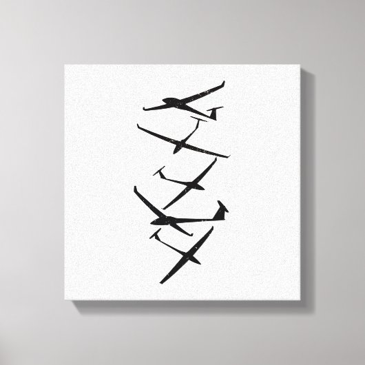 Toile Planeurs | Thermaux du pilote de planeur qui s'env (Recto)