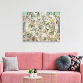 Toile Planisphère céleste montrant les signes du Zod (Insitu(Salon))