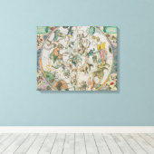 Toile Planisphère céleste montrant les signes du Zod (Insitu (Plancher de Bois))