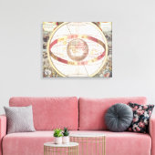 Toile Planisphère, de "Atlas Coelestis" (Insitu(Salon))