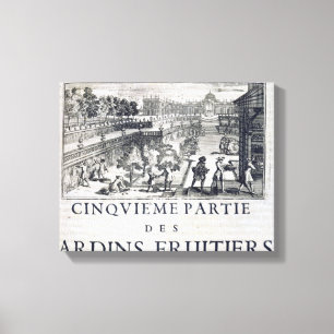 Toile Plantant les arbres fruitiers, de 'Le Parfait