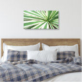 Toile Plante Agave Vert et blanc rayé (Insitu(Chambre))