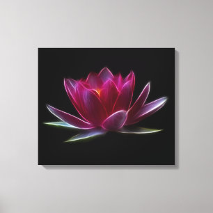 Toile Plante aquatique de fleur de Lotus