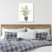Toile Plante dans Vase décorative (Insitu(Chambre))