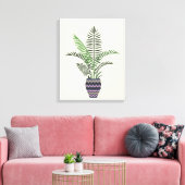 Toile Plante dans Vase décorative (Insitu(Salon))