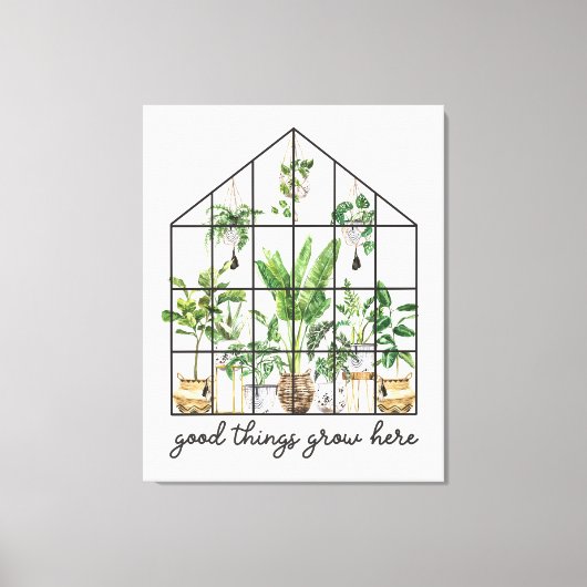 Toile Plante de la maison bon devis (Recto)