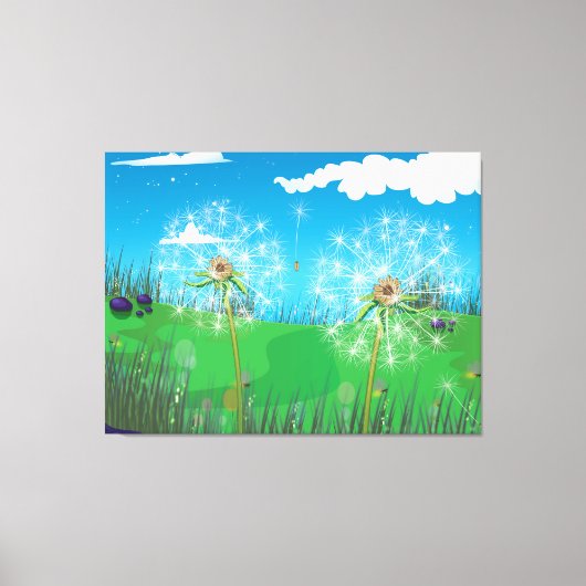 Toile Plante de pissenlit (Recto)