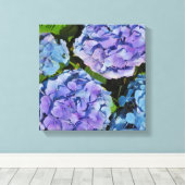 Toile Plante Purple Hydrangea (Insitu (Plancher de Bois))