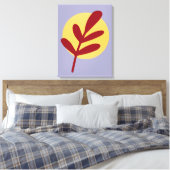 Toile Plante rouge Jaune (Insitu(Chambre))