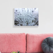 Toile Plantes givrées Paysage d'hiver (Insitu(Salon))