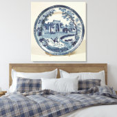 Toile Plaque bleue et blanche, vers 1815 (Insitu(Chambre))