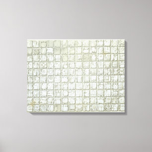 Toile Plaque de l'écriture idéographique du temple d'I