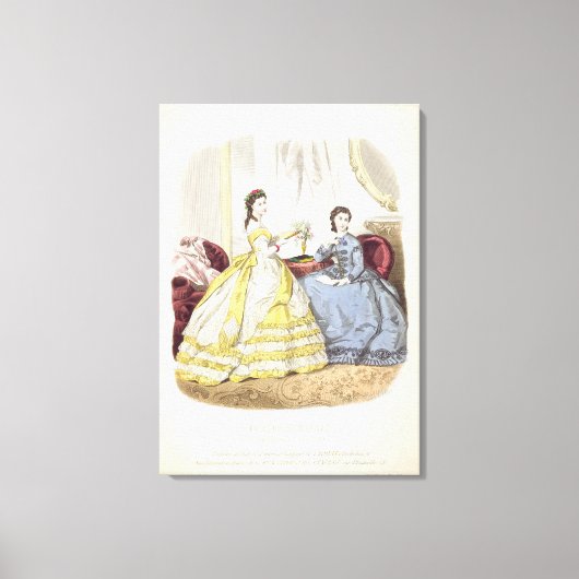 Toile Plaque de mode montrant des robes (Recto)