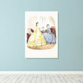 Toile Plaque de mode montrant des robes (Insitu (Plancher de Bois))