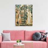 Toile Plaque du couvercle du coffre montrant (Insitu(Salon))
