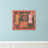 Toile Plaque d'une croix (Insitu (Plancher de Bois))
