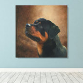 Toile Plaque Rottweiler (Insitu (Plancher de Bois))