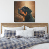 Toile Plaque Rottweiler (Insitu(Chambre))
